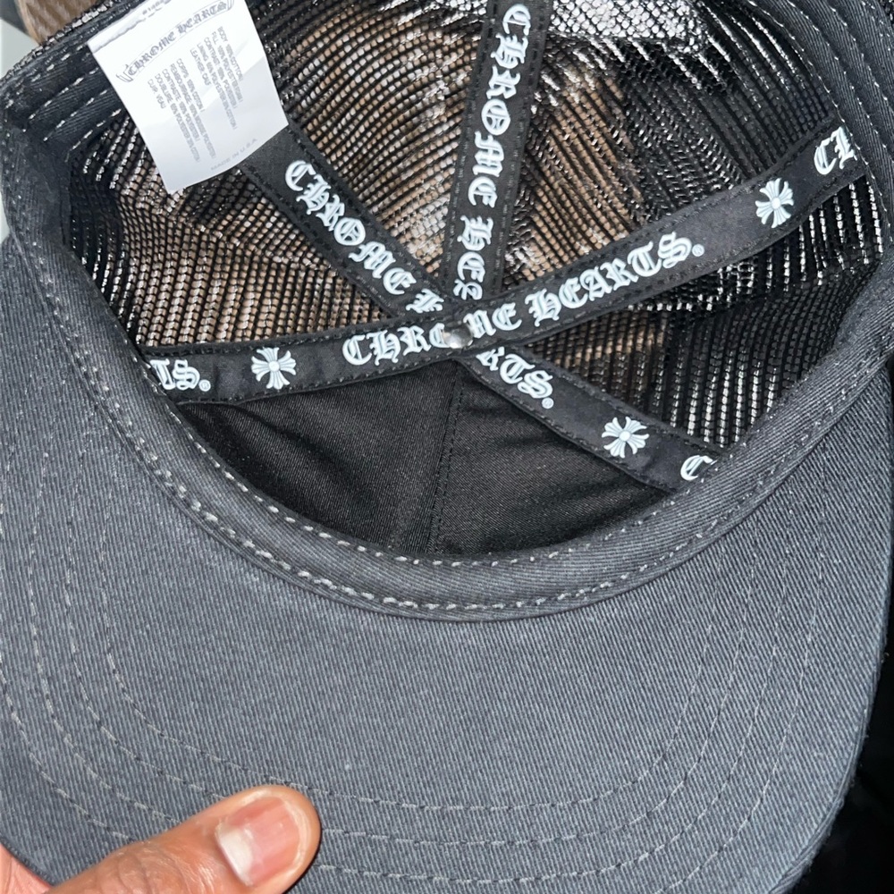 Chrome Hearts Triple Calf Hair Cross Trucker - Picture 4 of 10